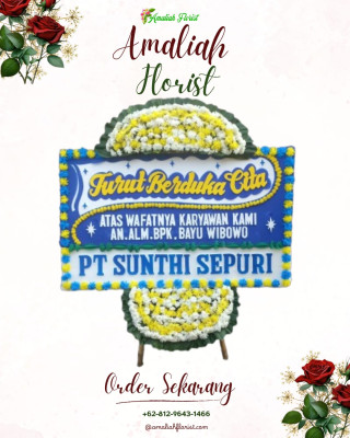 Papan Bunga Duka di Taliabu Barat
